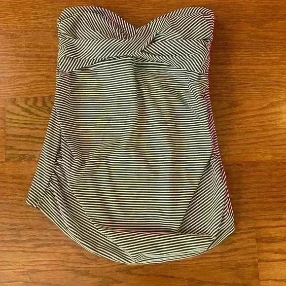 Isabel Maternity Bandeau Swim Top Bathing Suit NWT with Straps size Small - Picture 8 of 8